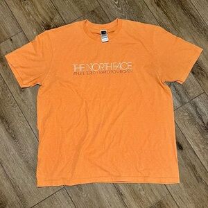 North Face Mens Short Sleeve T-Shirt - XL - Orange